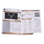 LUXURIANT DIAMOND - Lab Grown Diamant VS1-SI1/D-F GCI zertifiziert Halskette ca. 45 cm 925 Silber rhodiniert ca. 1.48 ct