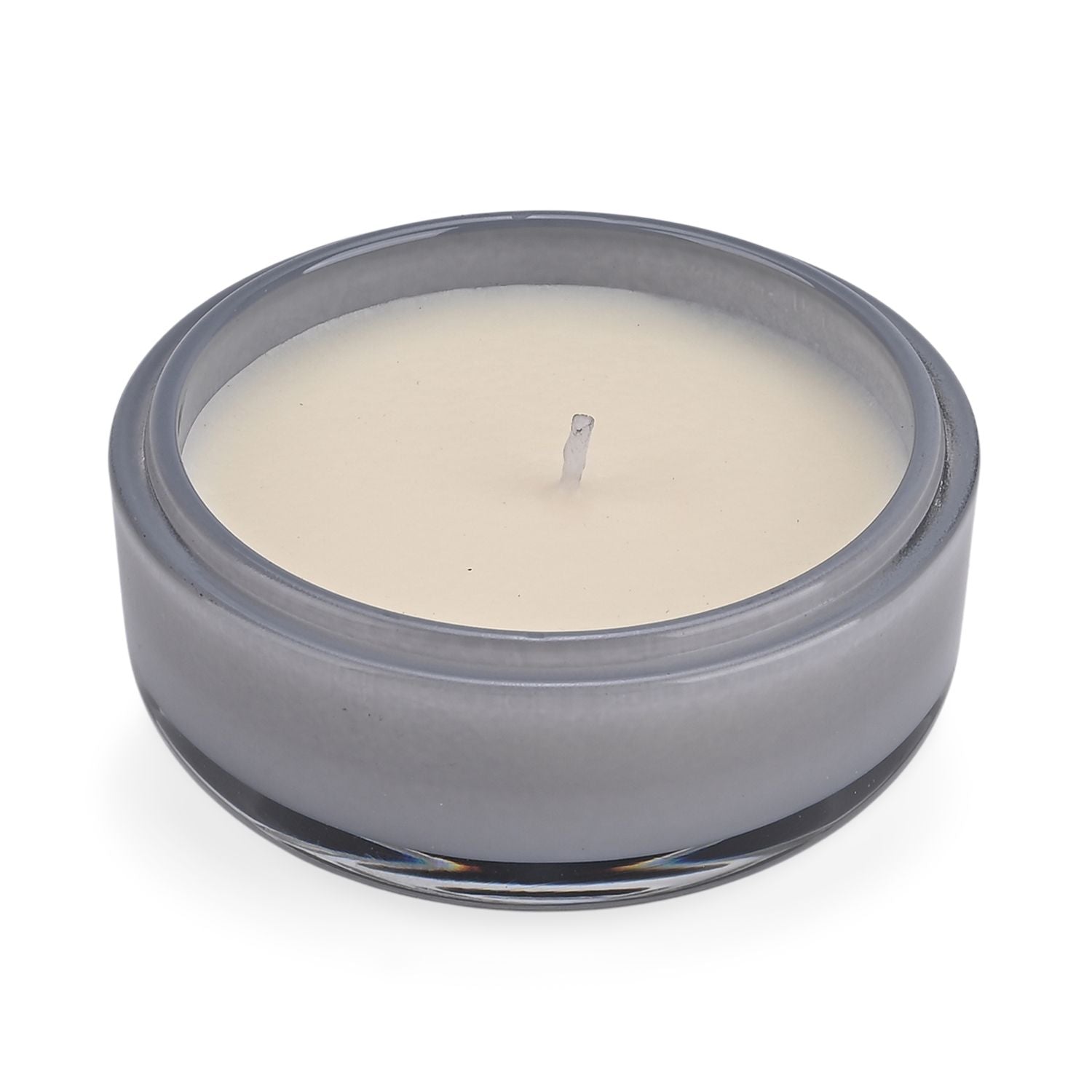 LIVMORE - Duftkerze im Glas-Dose mit Kristall-Biene, 24 Std. Brenndauer, 120g, 3,6 ml ätherisches Öl, Lavendel und Jasmin, Himmelblau