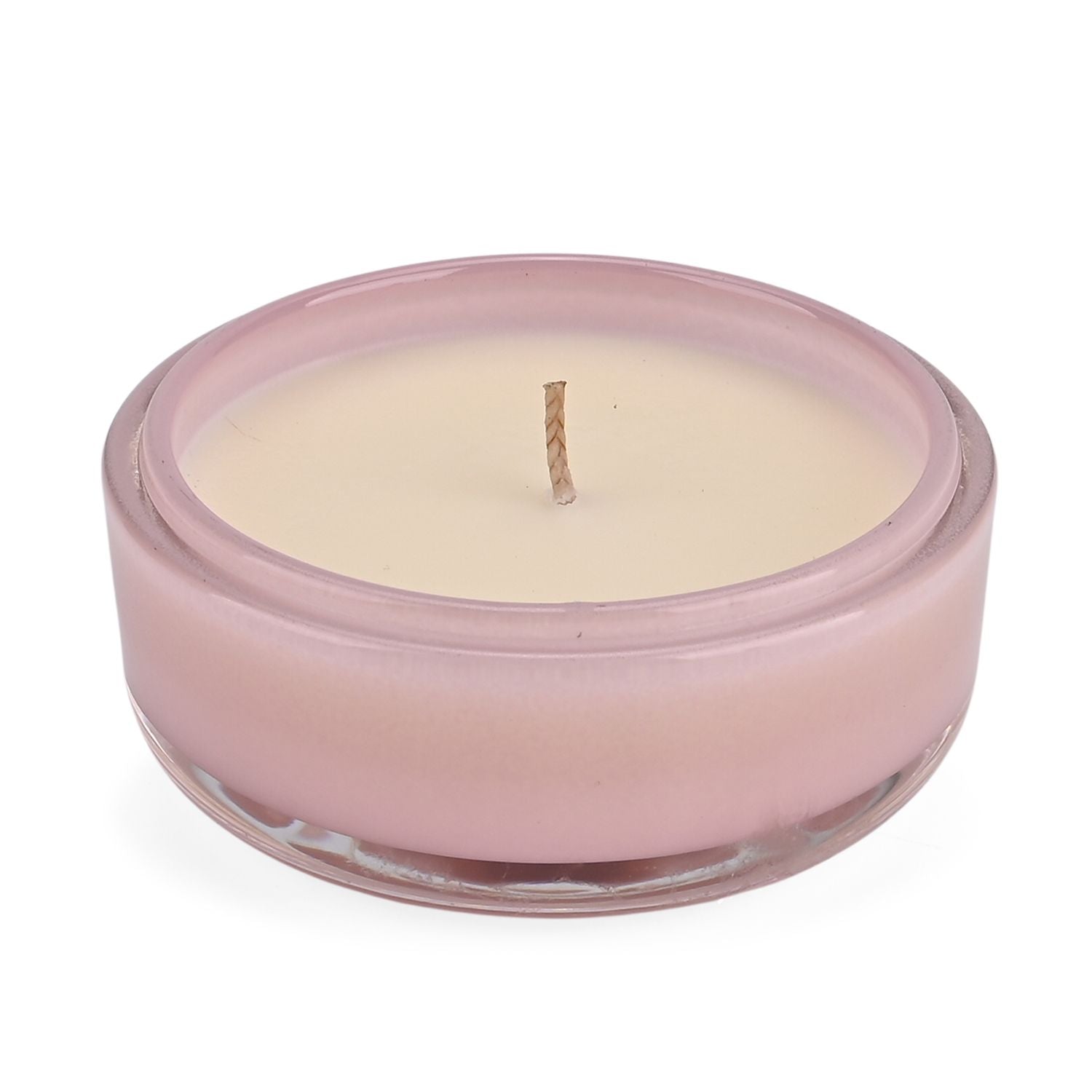 LIVMORE - Duftkerze im Glas mit Bienenmotiv,  24 Std. Brenndauer, 120g, 3,6 ml ätherisches Öl, Lavendel und Jasmin, Rosa