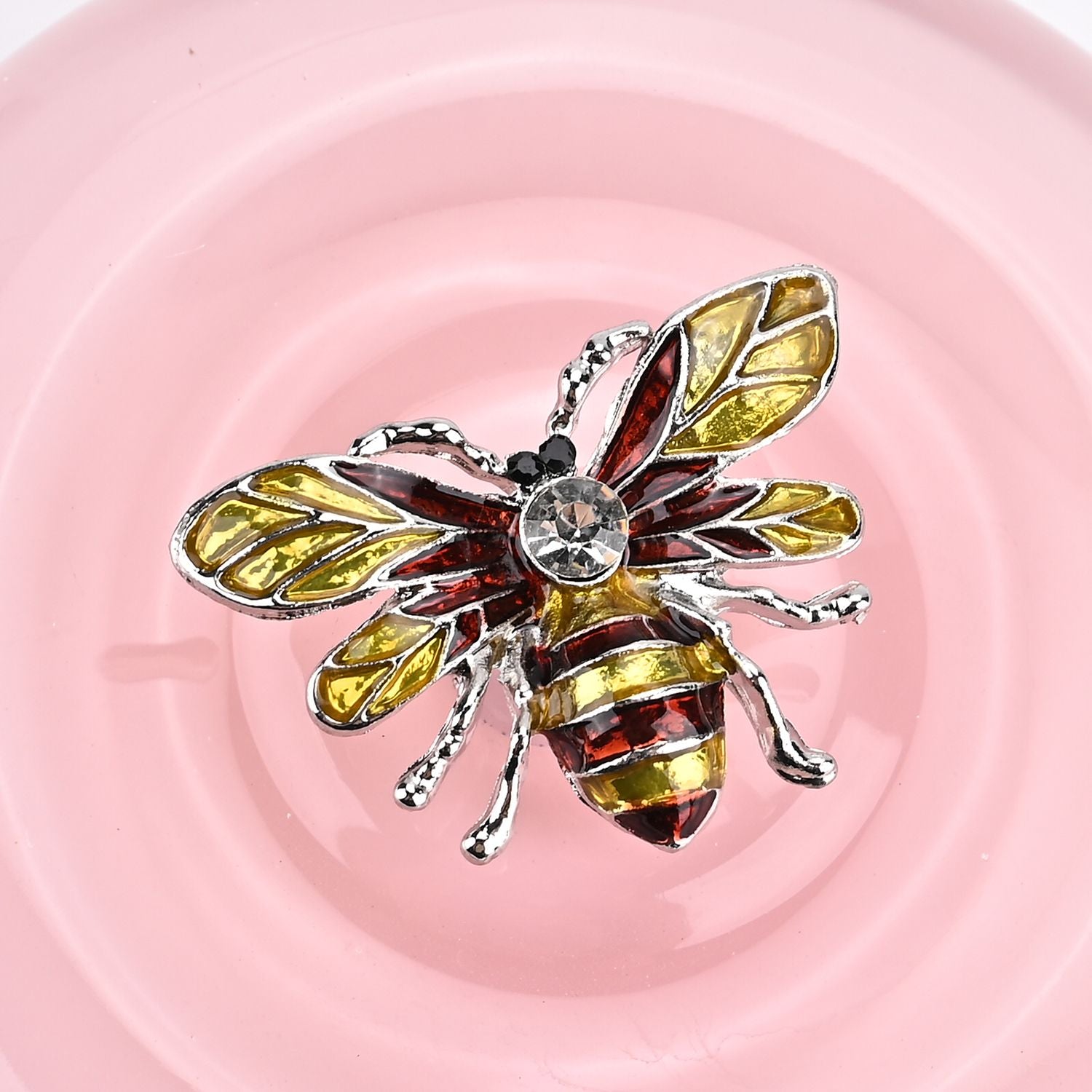 LIVMORE - Duftkerze im Glas mit Bienenmotiv,  24 Std. Brenndauer, 120g, 3,6 ml ätherisches Öl, Lavendel und Jasmin, Rosa