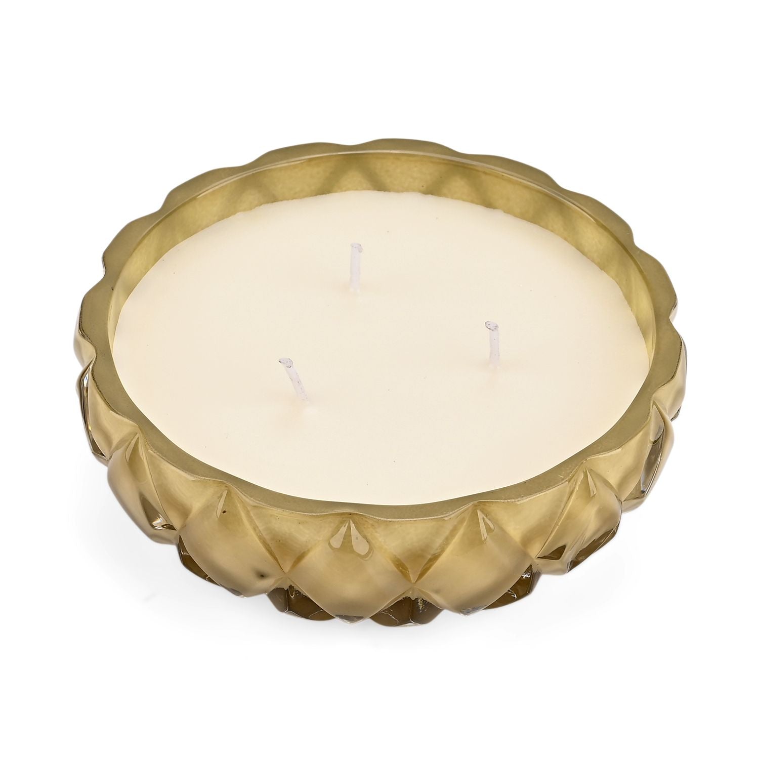 LIVMORE - Duftkerze Winterzauber-Design, 25 Std. Brenndauer, 150g, 4,5 ml ätherisches Öl, Lavendel und Jasmin, Grün