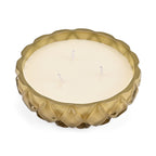 LIVMORE - Duftkerze Winterzauber-Design, 25 Std. Brenndauer, 150g, 4,5 ml ätherisches Öl, Lavendel und Jasmin, Grün