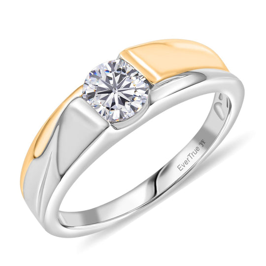 J Francis gefertigt mit SWAROVSKI Zirkonia Ring Messing