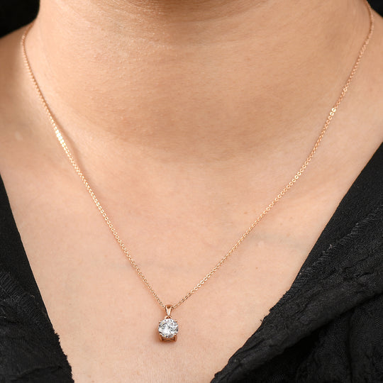 J Francis gefertigt mit SWAROVSKI Zirkonia Anhänger 925 Silber platiniert