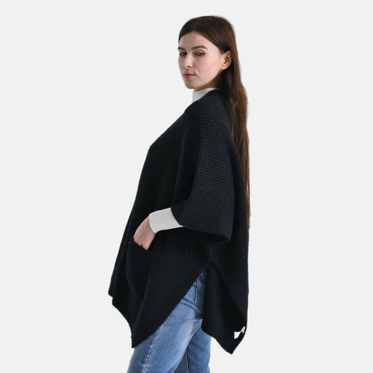 Cardigan im Casual-Chic mit offenen Seiten und Taschen, Einheitsgröße, Karamellbraun