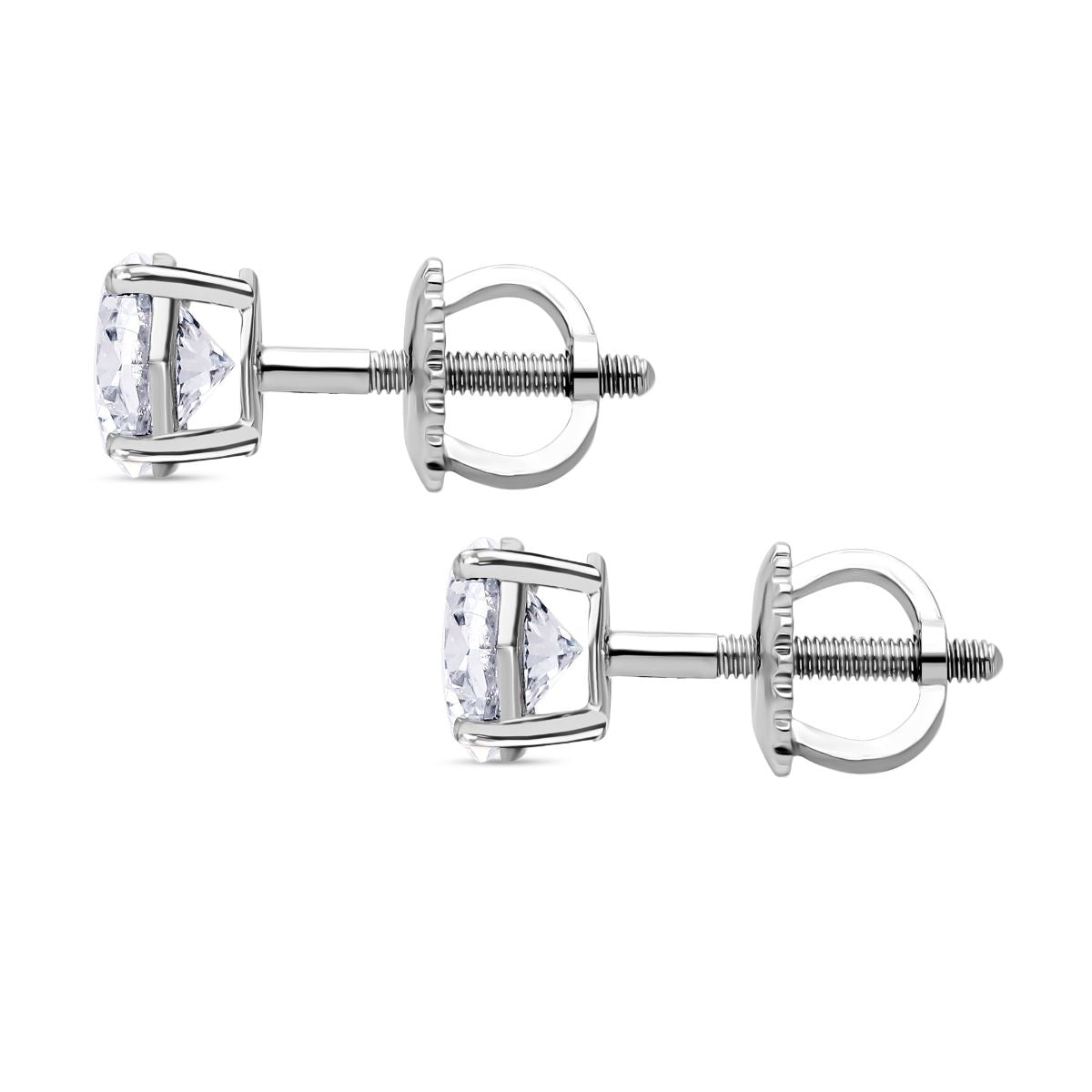 LUXURIANT DIAMOND - Lab Grown Diamant VS-EF SGL zertifiziert Ohrringe 950 Platin ca. 1.50 ct
