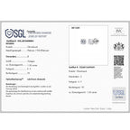 LUXURIANT DIAMOND - Lab Grown Diamant VS-EF SGL zertifiziert Ohrringe 950 Platin ca. 1.50 ct