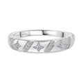 LUXURIANT DIAMOND -Lab Grown Diamant SI-GH Ring 925 Silber rhodiniert (Größe 18.00) ca. 0.15 ct