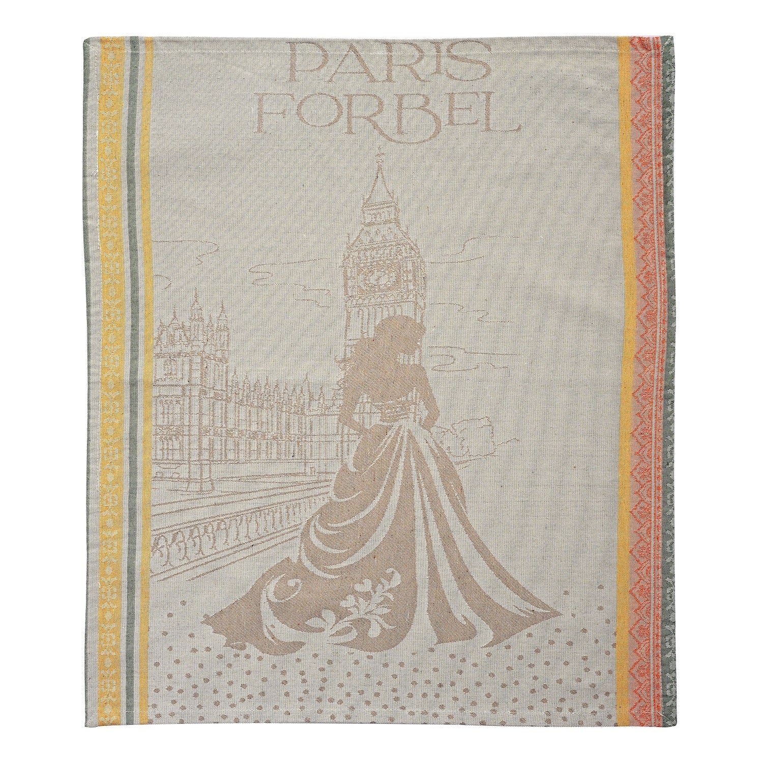 LIVMORE Set aus 3 Jacquard Küchenhandtüchern, 50 x 70 cm, Schwarz