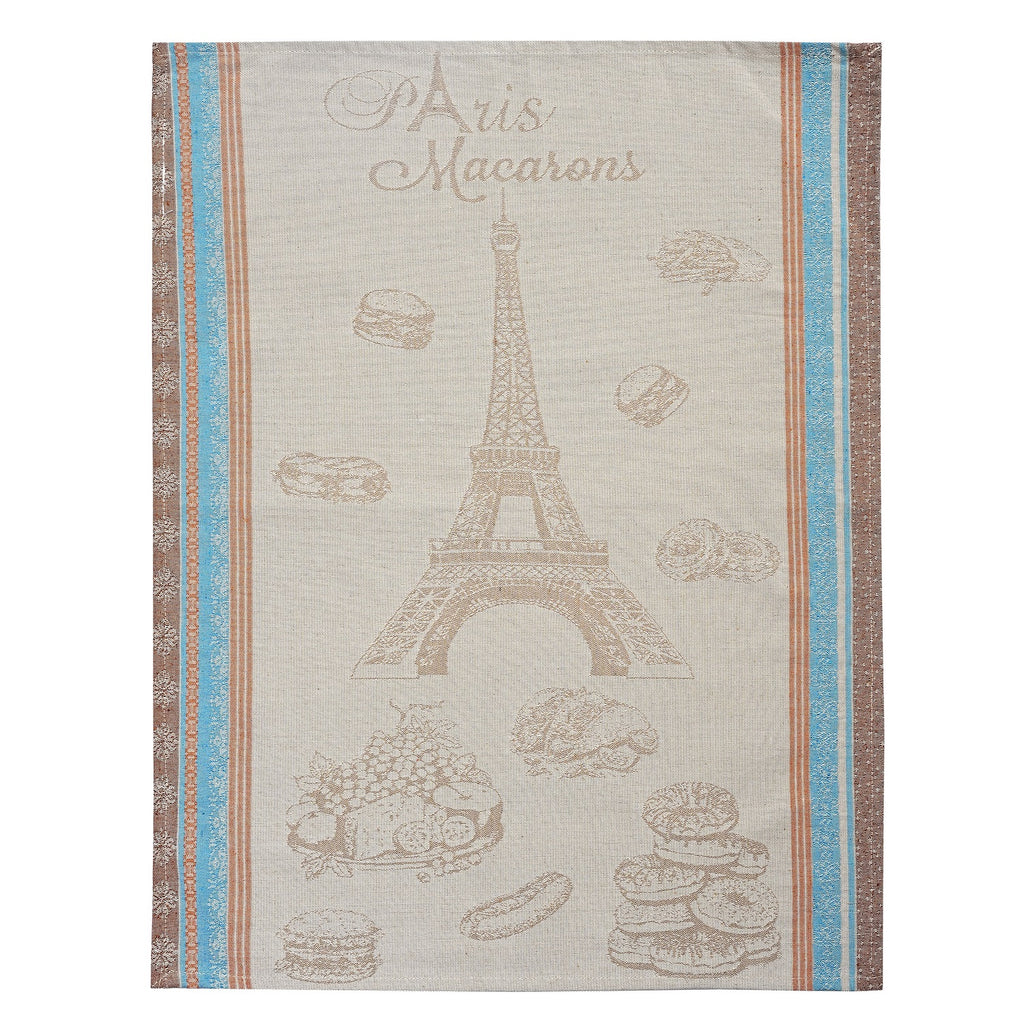 LIVMORE Set aus 3 Jacquard Küchenhandtüchern, 50 x 70 cm, Schwarz