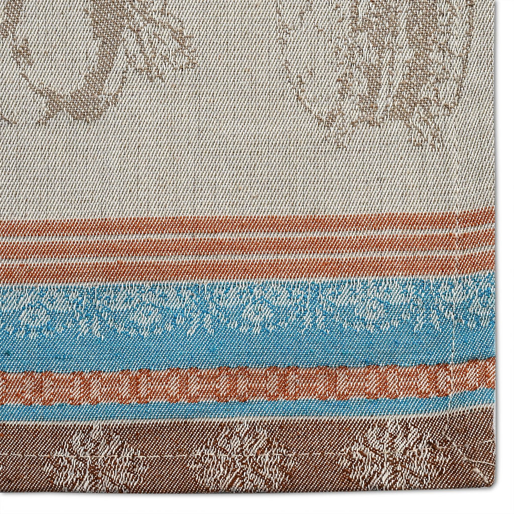 LIVMORE Set aus 3 Jacquard Küchenhandtüchern, 50 x 70 cm, Schwarz