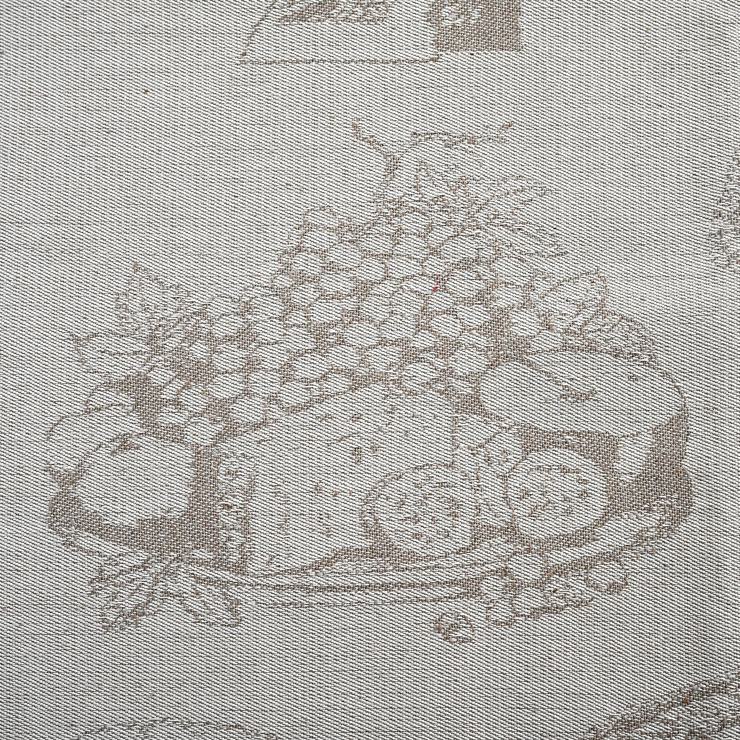 LIVMORE Set aus 3 Jacquard Küchenhandtüchern, 50 x 70 cm, Schwarz