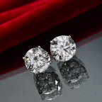 LUXURIANT DIAMOND - Lab Grown Diamant VS-E IGI zertifiziert, Ohrringe 950 Platin ca. 10.02 ct