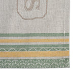 LIVMORE Set aus 3 Jacquard Küchenhandtüchern, 50 x 70 cm, Schwarz