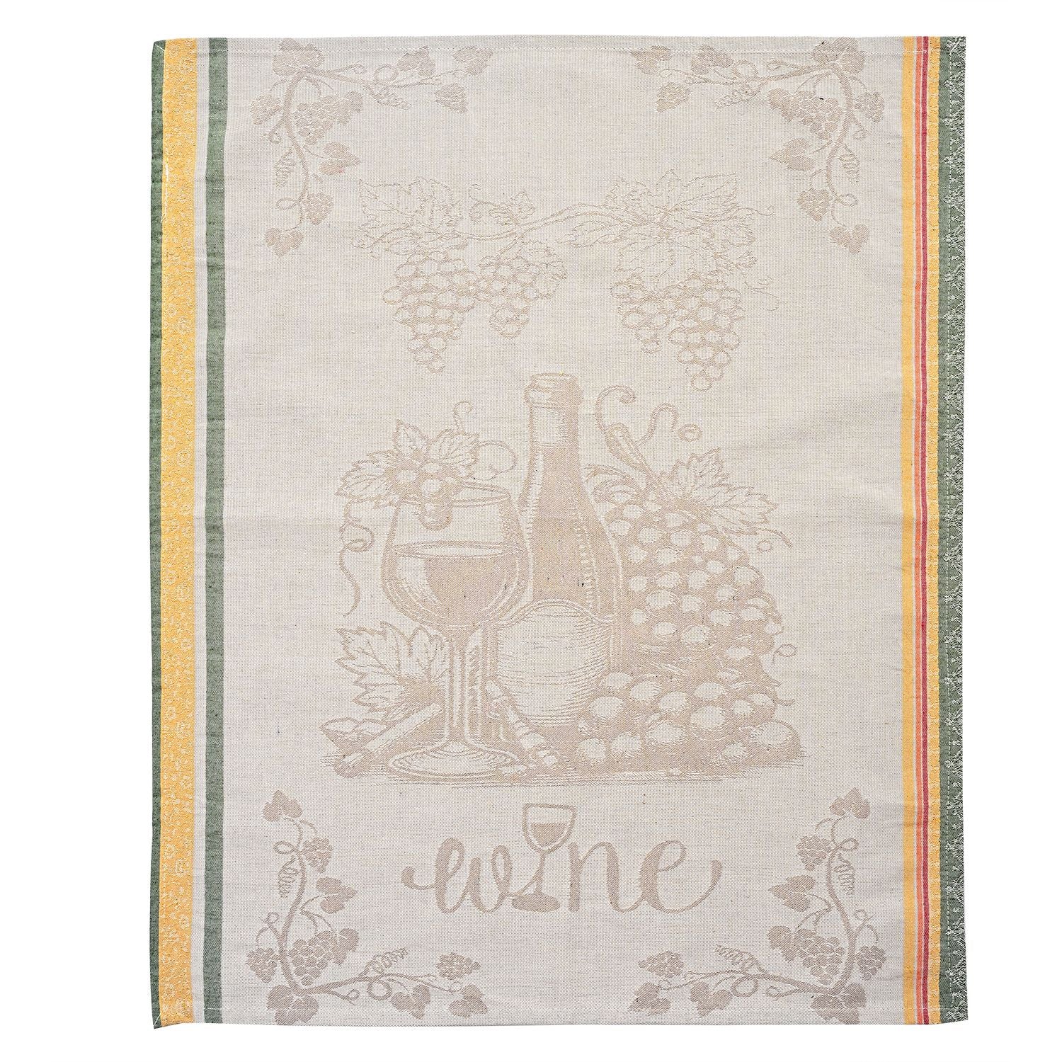 LIVMORE Set aus 3 Jacquard Küchenhandtüchern, 50 x 70 cm