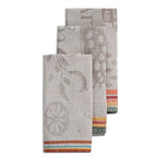 LIVMORE Set aus 3 Jacquard Küchenhandtüchern, 50 x 70 cm