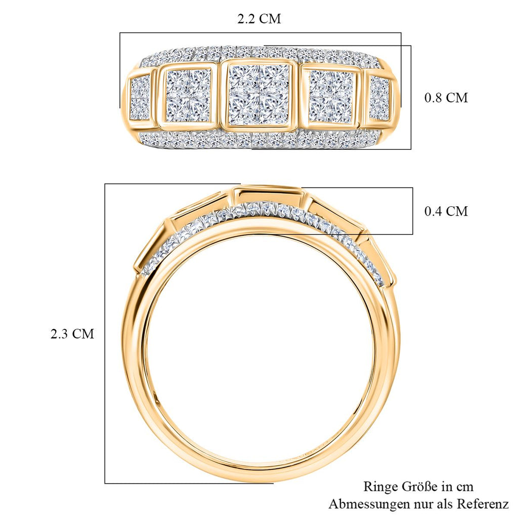 750 Gelbgold Vermeil