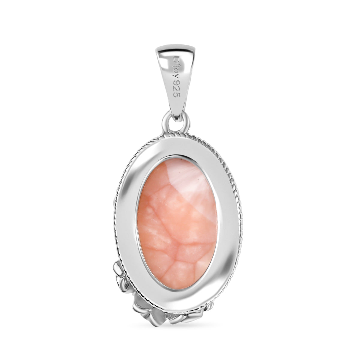 AA Natrolith, Natürlicher Champagner Zirkon Anhänger 925 Silber ca. 6.72 ct