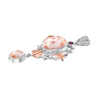 D joy AA Natrolith Anhänger 925 Silber ca. 7.50 ct