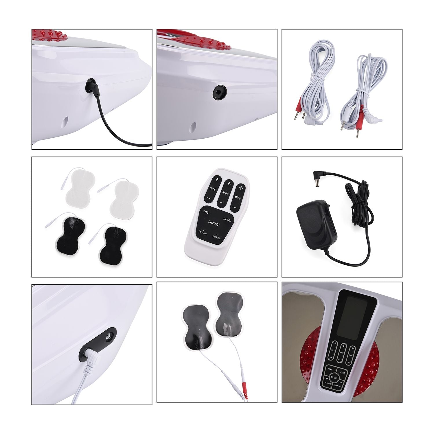 Soulsmart EMS Heiz Fuss Massager mit TENS Technologie 45 x 39 x 16 cm