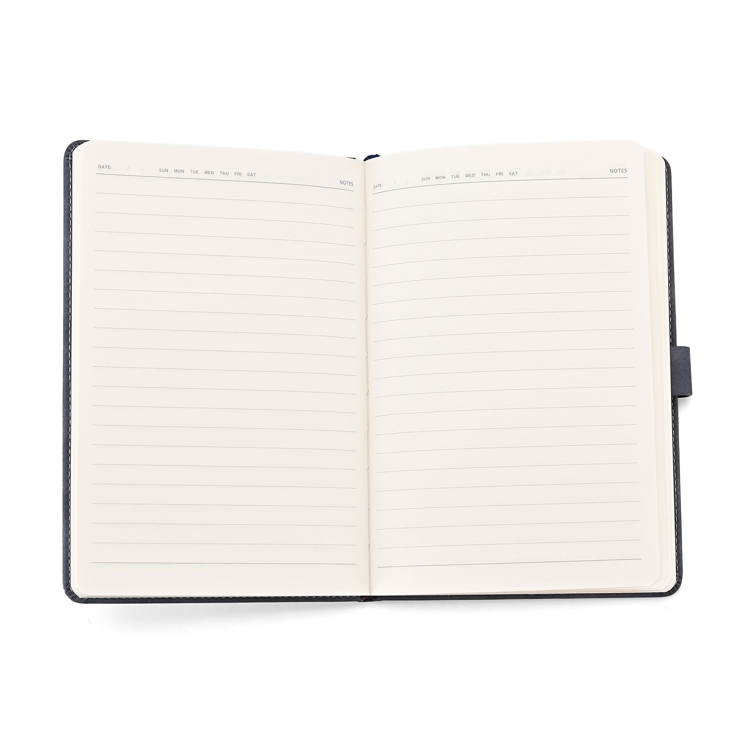 LIVMORE - 2er Set A5 Notizbuch mit Stift Umschlag mit Magnetverschluss Motiv Stadt Nationaler Landschaftsstil Nebelblau