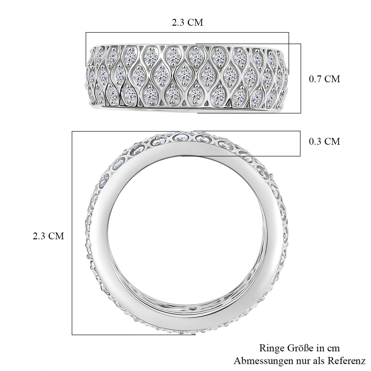 Rhodium-Überzug