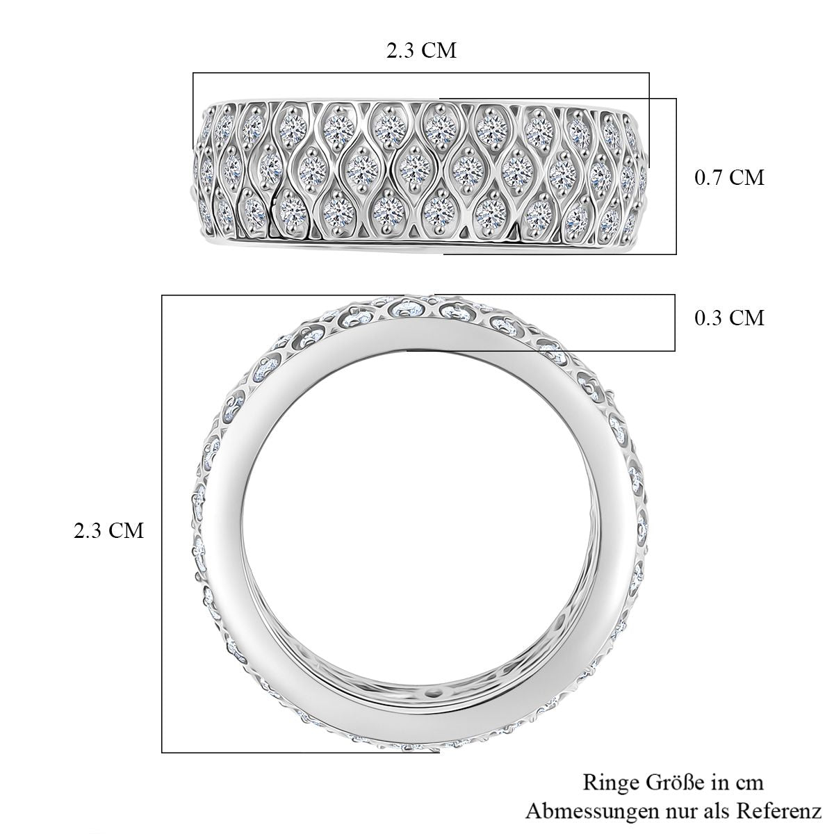 Rhodium-Überzug