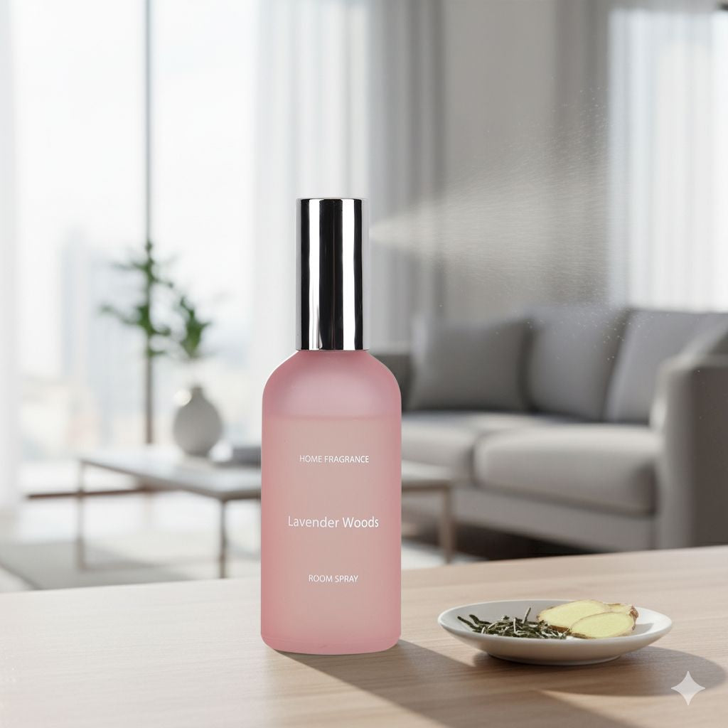 LIVMORE Home Fragrance Kollektion - Raumspray, Lavendelholz, Snow Purple, 100ml