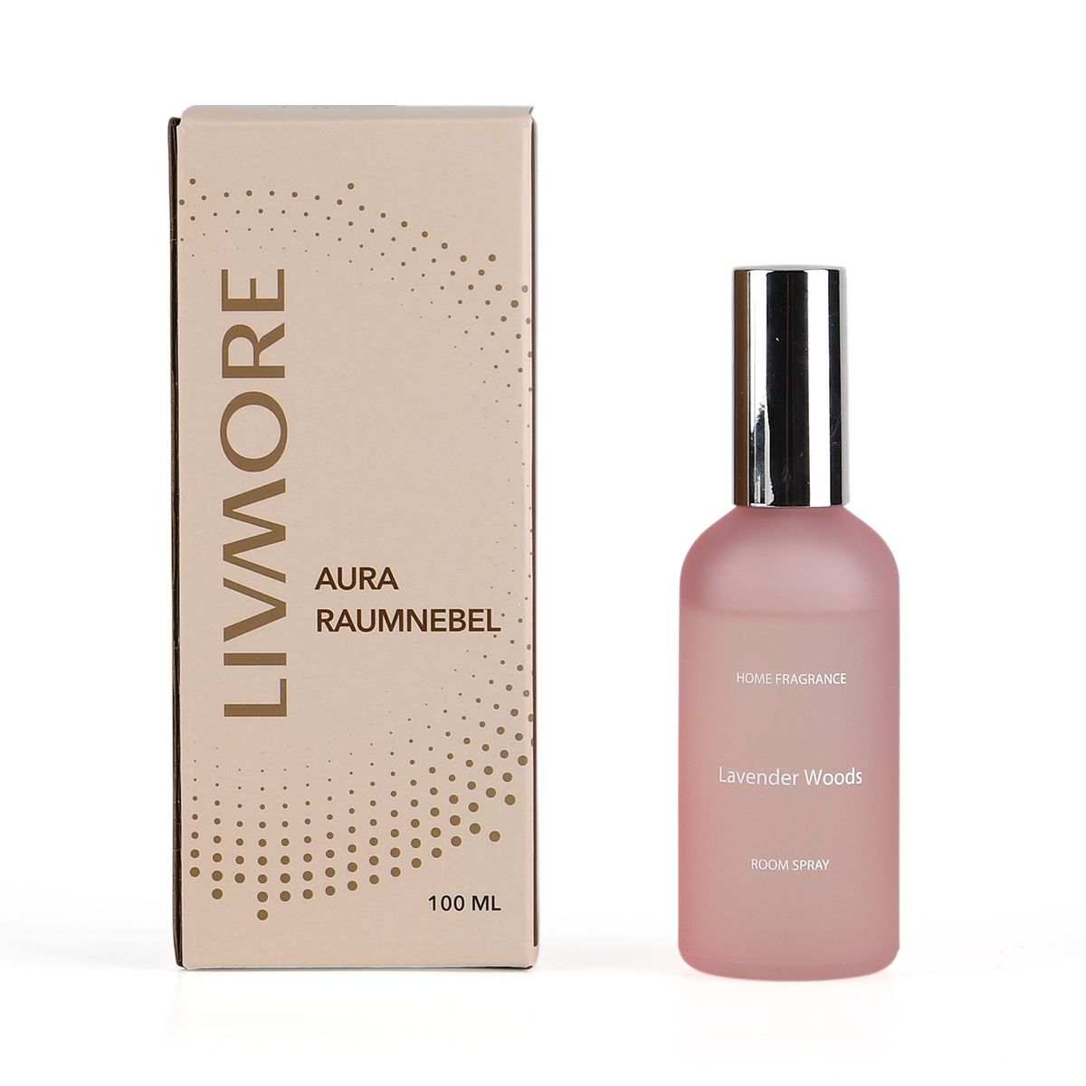 LIVMORE Home Fragrance Kollektion - Raumspray, Lavendelholz, Snow Purple, 100ml