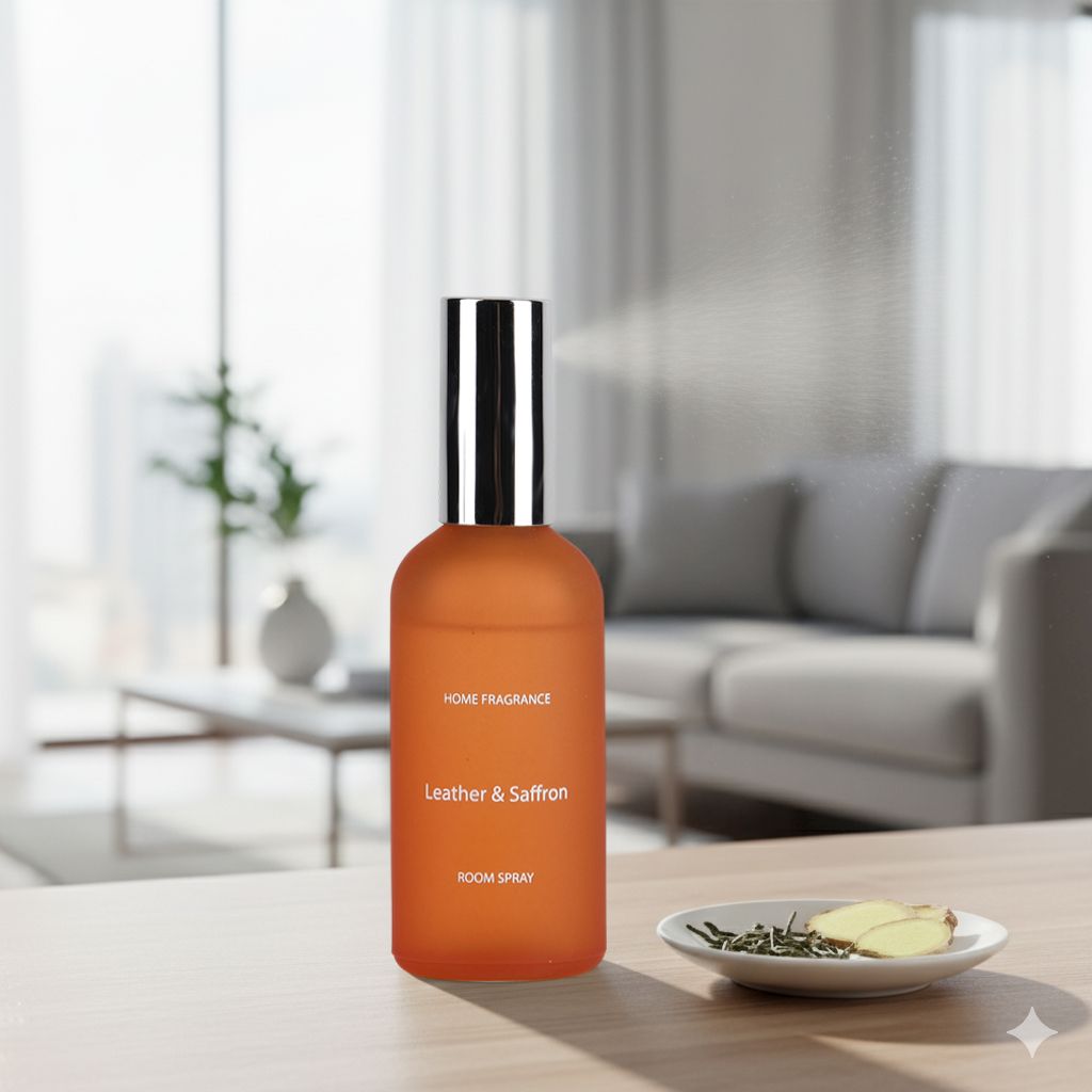 LIVMORE - Home Fragrance Kollektion - Raumspray Leder Safran, 100 ml