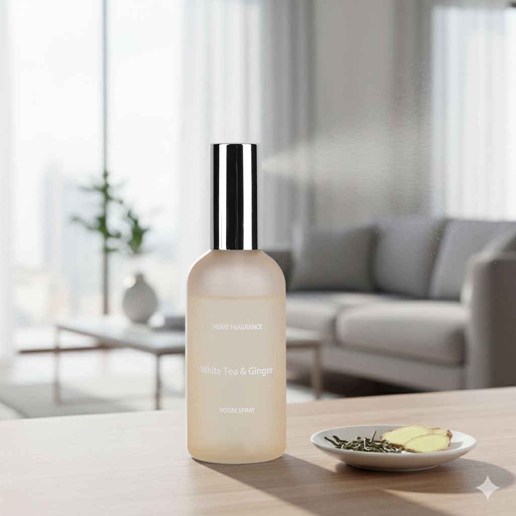 LIVMORE - Home Fragrance Kollektion - Raumspray Weißer Tee Ingwer 100 ml