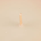 LIVMORE Home Fragrance Kollektion, Duftkerze im Farbglas, Orange, Leder Safran, 370 g Sojawachs, 55 Std., 10,2 x 10,2 x 13 cm