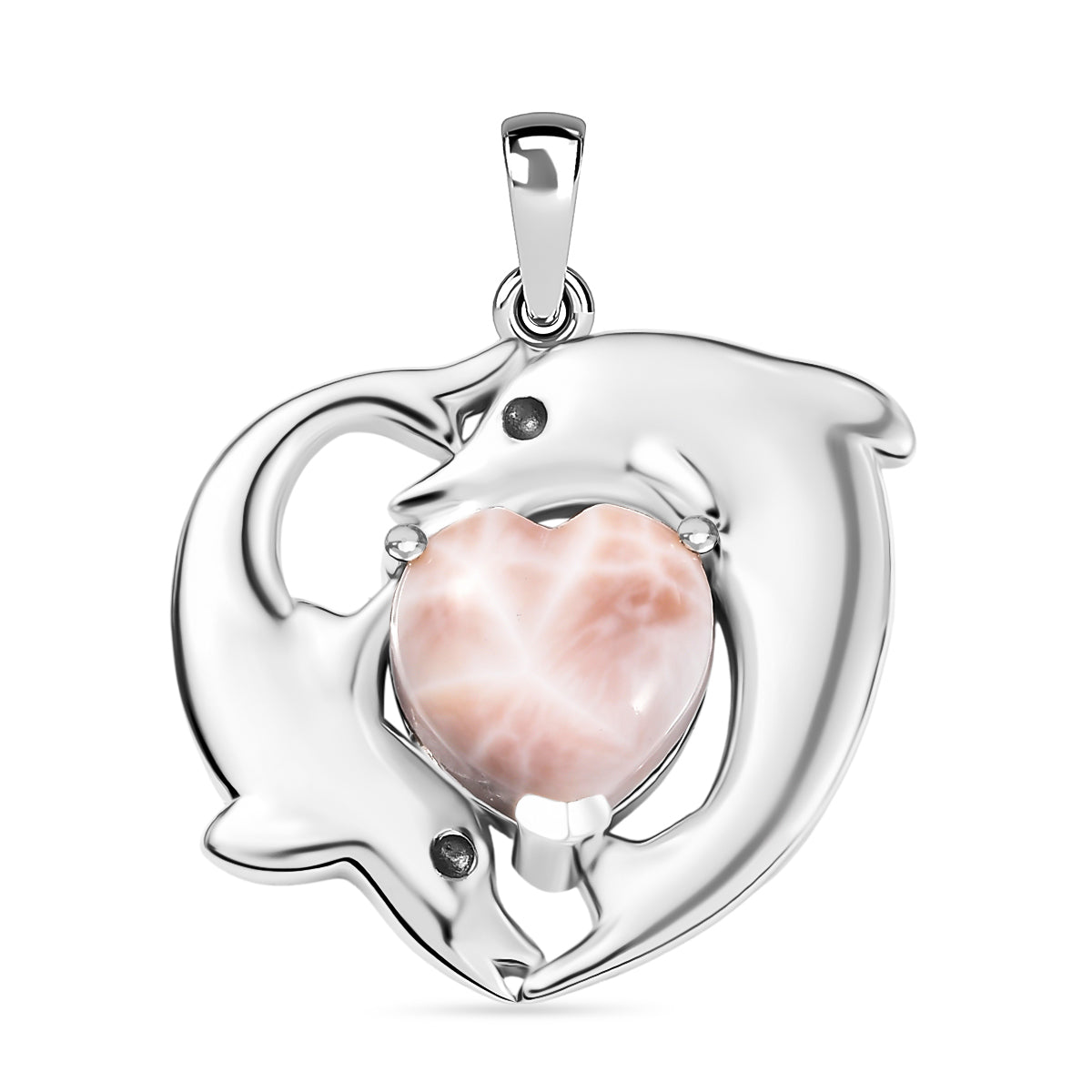 D’joy AA Natrolith Anhänger 925 Silber rhodiniert ca. 3.56 ct