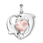 D’joy AA Natrolith Anhänger 925 Silber rhodiniert ca. 3.56 ct