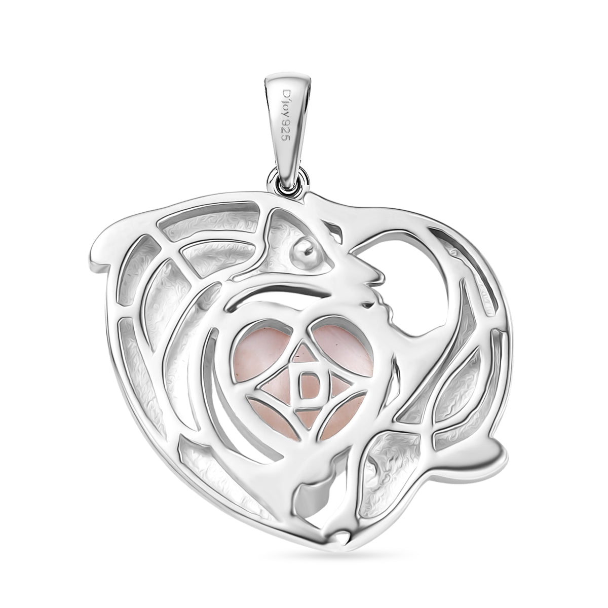 D’joy AA Natrolith Anhänger 925 Silber rhodiniert ca. 3.56 ct