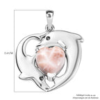 D’joy AA Natrolith Anhänger 925 Silber rhodiniert ca. 3.56 ct