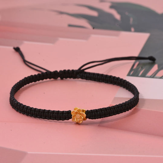 999 Gold Armband, Flexibles (ca. 19 cm)