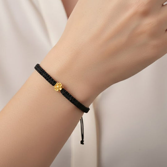 999 Gold Armband, Flexibles (ca. 19 cm)