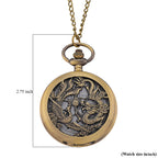 STRADA - Japanese Reines Eisen Antike Bronze Plattierung Uhren 91.4 cm ca. 45,00g
