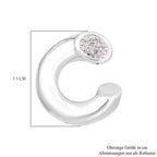 Kristall Ohrringe 925 Silber Standard 11,00g 1.00 ct