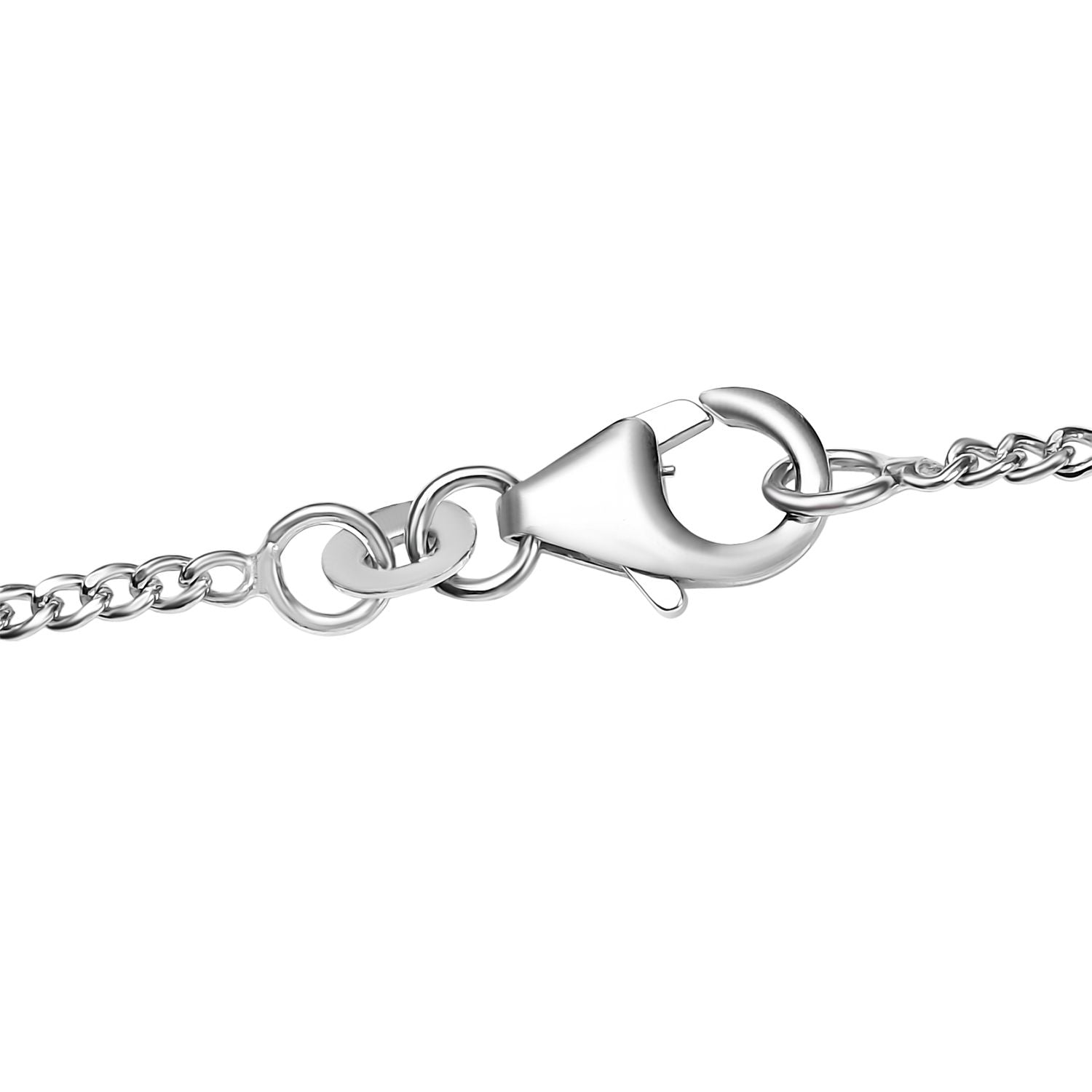 D joy AA Betroka Blauer Apatit Halskette ca. 45 cm 925 Silber rhodiniert ca. 8,66 ct.