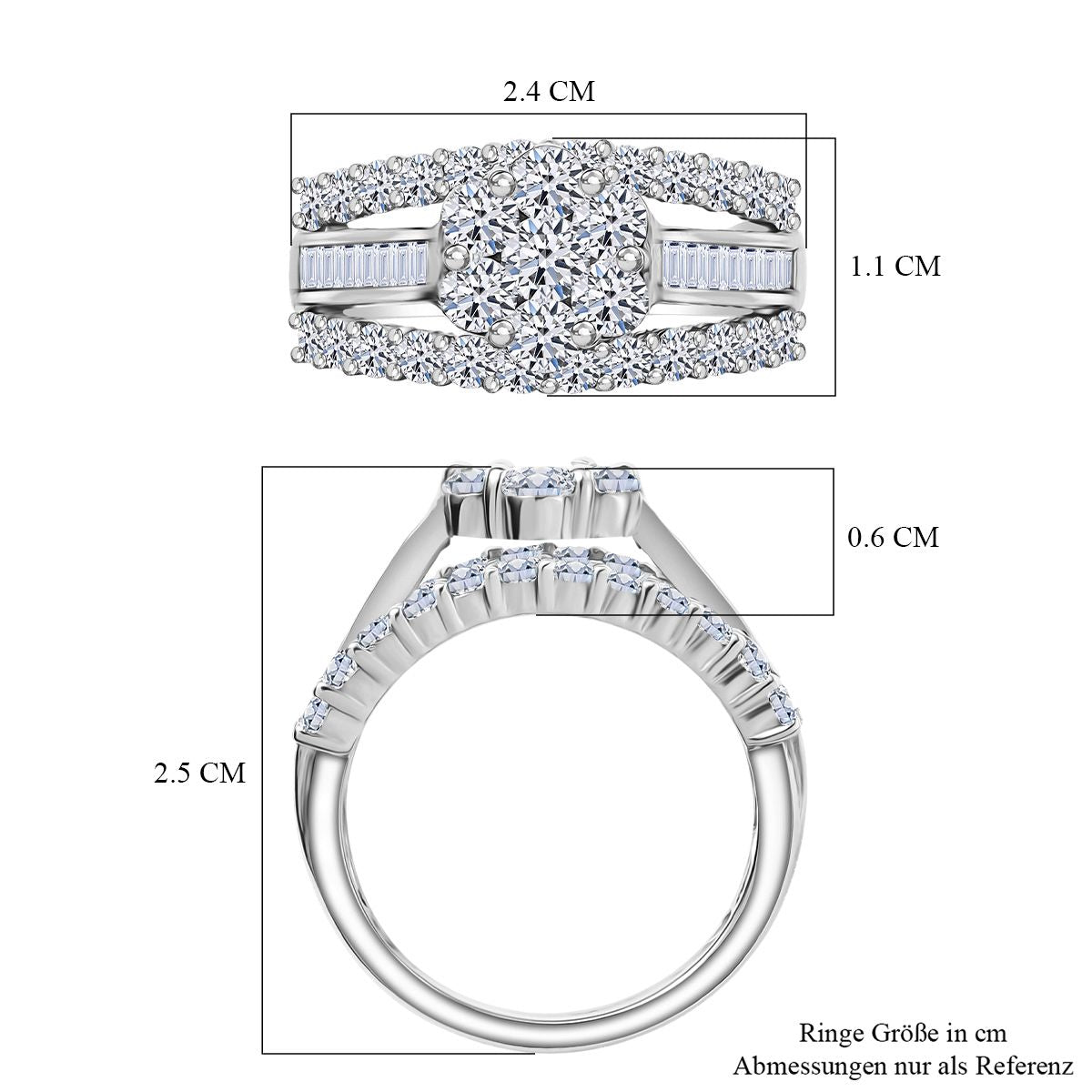 Rhodium-Überzug