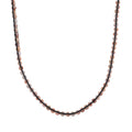 Roter Web-Jaspis Halskette, flexibel (ca. 42 cm), ca. 80.00 ct