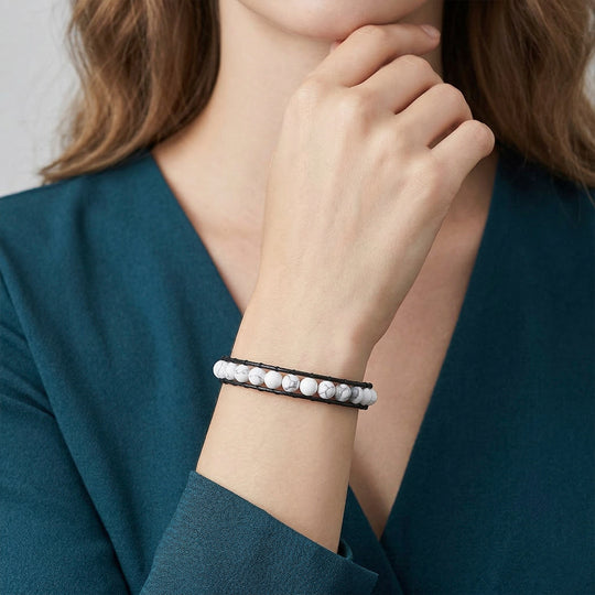 Flexibles mehrfarbiges Hämatoid-Quarz Armband, Legierung - 35 ct.