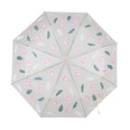 Farbwechsel-Regenschirm mit Flamingo-Motiv, Durchmesser 103 cm, Länge 32 cm, Beige