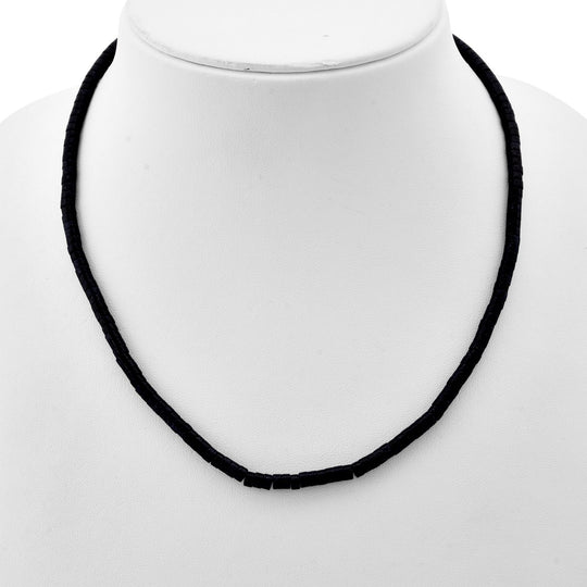 Blauer Howlit Halskette ca. 45 cm 925 Silber ca. 61.00 ct