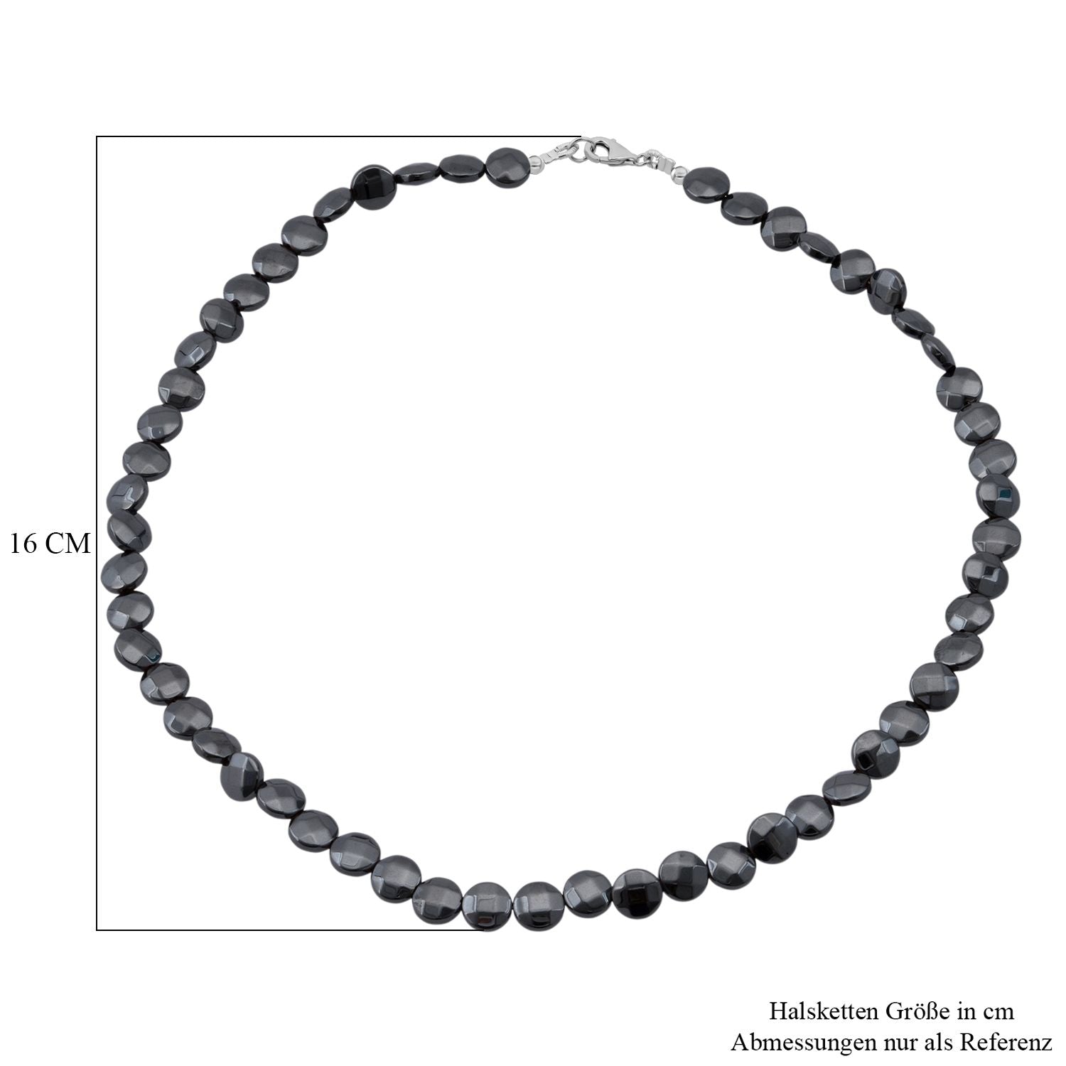 Terahertz Halskette ca. 45 cm 925 Silber ca. 179.00 ct
