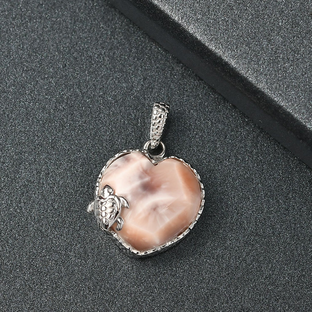 D’joy AA Natrolith Anhänger 925 Silber rhodiniert ca. 9.94 ct