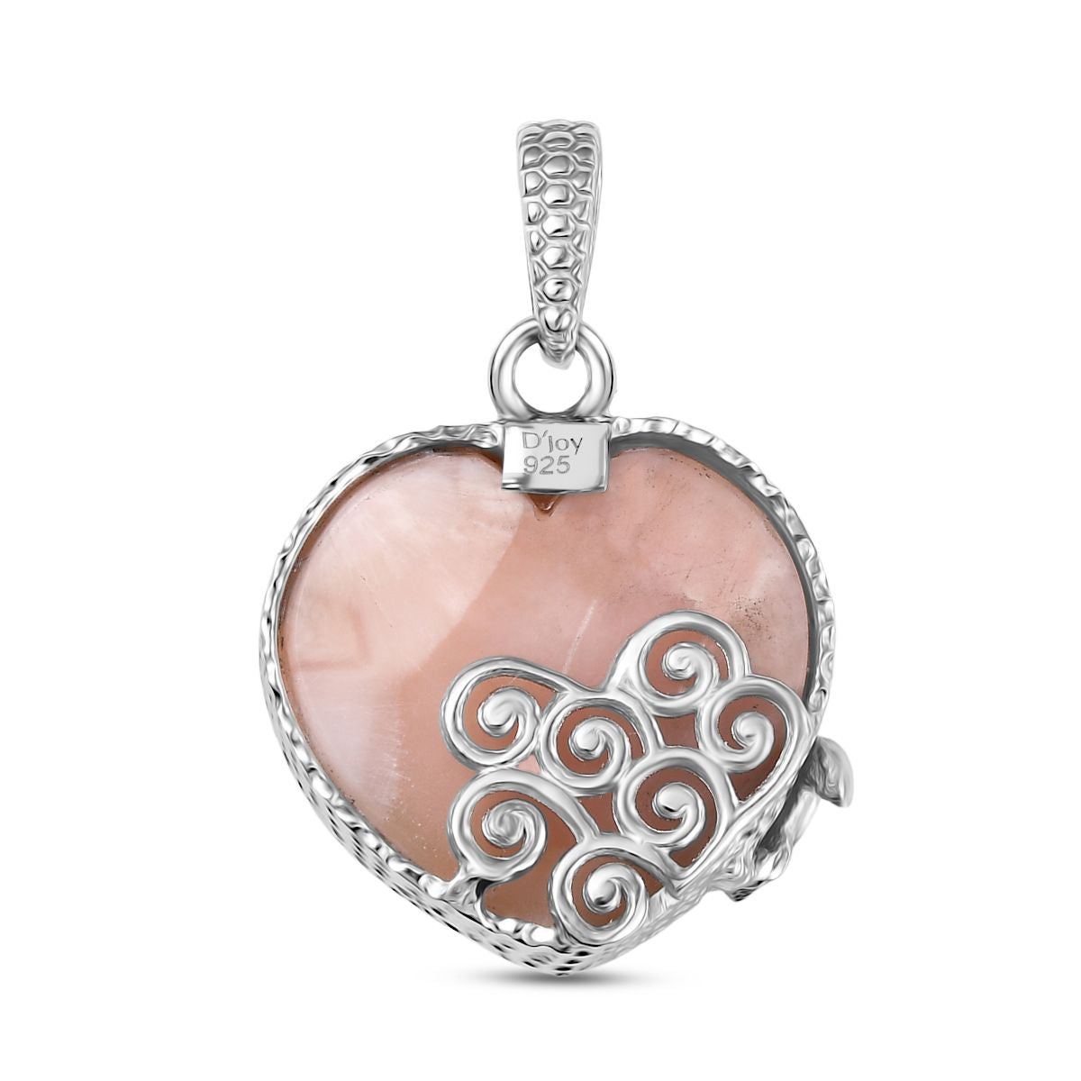 D’joy AA Natrolith Anhänger 925 Silber rhodiniert ca. 9.94 ct