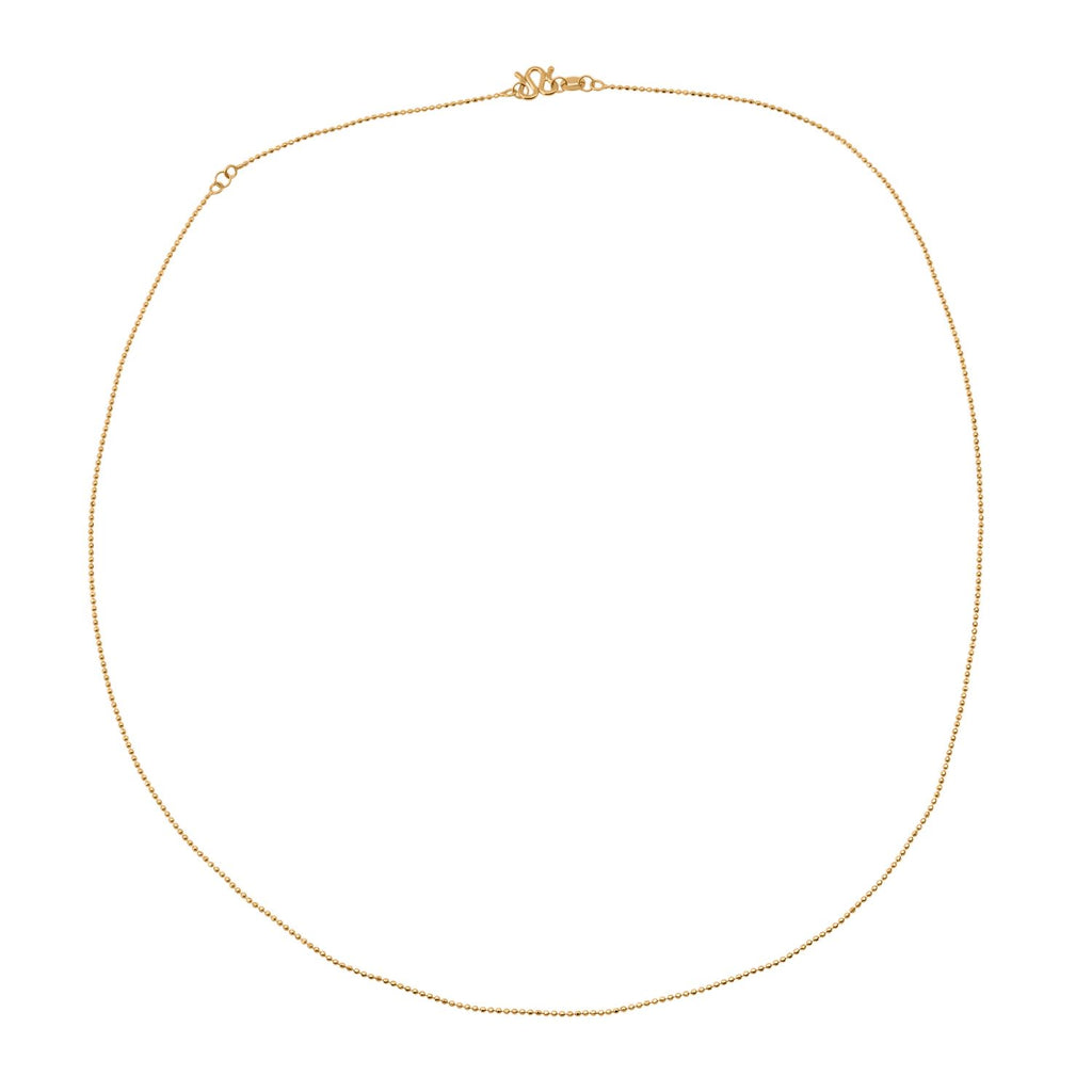 999 Gold Kugelkette ca. 50 cm ca. 3,36g